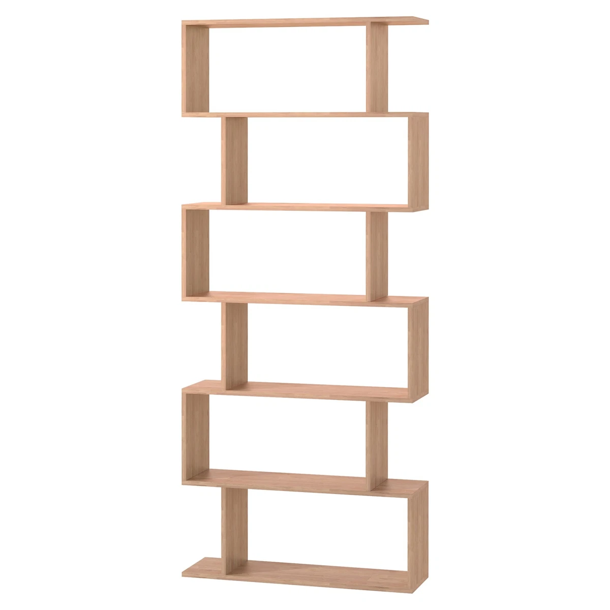 HOMCOM Libreria Moderna a 8 Ripiani Scaffale in Legno per Casa e Ufficio
