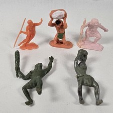 Caveman Prehistoric Mini Figure Bundle Lot Hong Kong Vintage