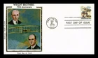 DR JIM STAMPS US COVER WRIGHT BROTHERS AVIATION PIONEERS FDC COLORANO SILK
