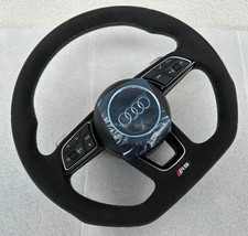 NEW Audi RS4 RS5 Paddle Shifters Alcantara Sport Steering Wheel 8W0419091GJ Gray