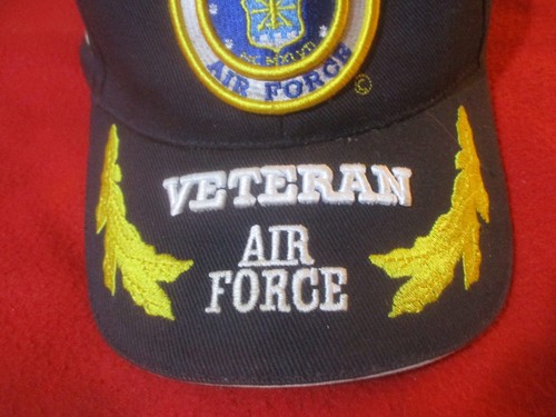 United States Air Force Veteran Adjustable Cap Hat - Picture 3 of 8