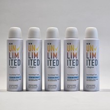 Degree Unlimited Antiperspirant/Deodorant, Clean Dry Spray, 3.8 oz Can Pack Of 5