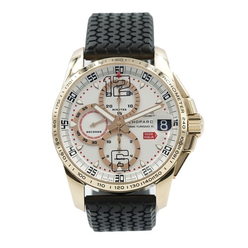 Chopard Gran Turismo XL Chrono 161268-5003 18K Yellow Gold Limited B&P 2012