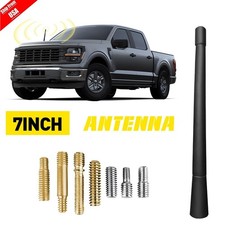 Universal 7inch Car Short Black Antenna Aerial Amfm Radio Mast Pole Replacement Universal 7inch Car Short Black Antenna Aerial Amfm Radio Mast Pole Replacement