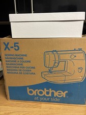 Brother X5 Sewing Machine with Pedal and Manual.  It has Hsrdly been Used.