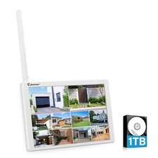 5MP 10   Monitor 1TB for JENNOV J-Series Wireless WiFi IP Security Camera System