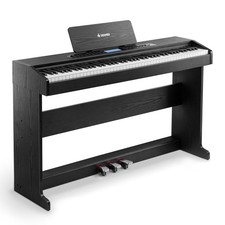 Donner DDP-95 Digital Piano with 88 Key Weighted Keyboard, Full Size, Black