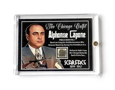 Al Capone SCARFACE Authentic Relic Card In Case