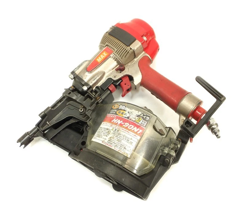 MAX 90mm High Pressure Nailer HN-90N1 High Pressure 90mm Air Tool Used - Image 3 of 4