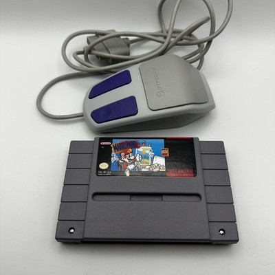 Mario Paint ( 1992) SNES with Hyperkin Mouse - Tested & Working