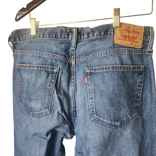 Levis 527 Herren Jeans Blau 34x30 Boot Cut Cowboy Western Denim - Bild 4 von 7