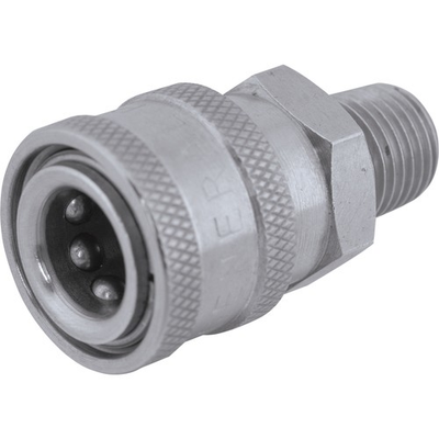 #ad NorthStar Pressure Washer Quick Coupler 1 4in. Male 5000 PSI Stainless Steel $15.99