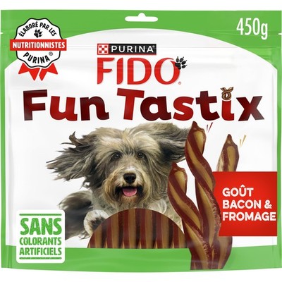 FIDO FUNTASTIX Hundesnack | Speck-Käse | 450g | Omega 3 &