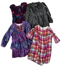 Very Nice LOT OF 4 Girls Dresses Mimi  Maggie Gymboree Tea Cat  Jack Size 6/7