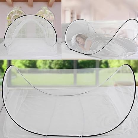 Pop Up Mosquito Net, Foldable Mosquito Net Tent for Bed Camping Travel Patio,... - Picture 4 of 8