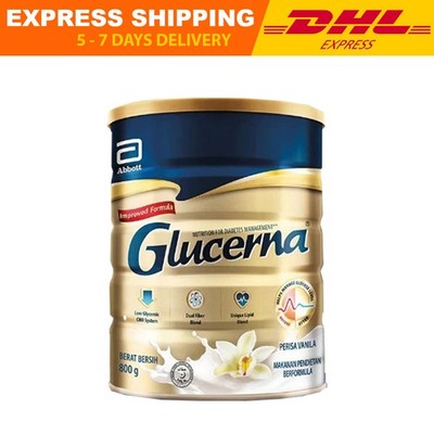 Glucerna 800g Triple Care Diabetic Milk Powder Vanilla FREE Express