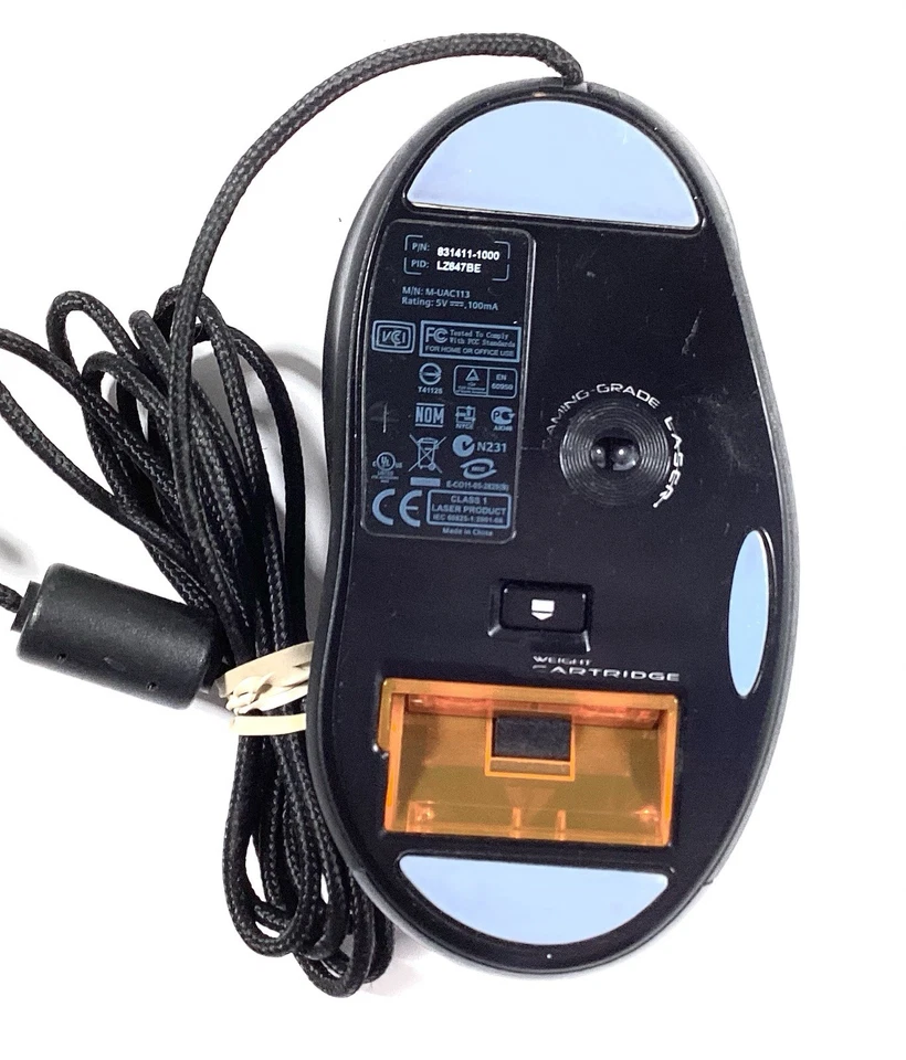 Logitech G5 Laser Gaming Mouse M-UAC113 831411-1000 -With  Weights - Tested - Image 4 of 4