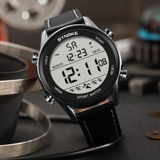 Men's Army Sport Digital Wrist Watch Quartz Wrist Date Waterproof Military Gifts