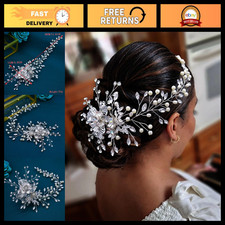Elegant Rhinestone Bridal Hair Comb - Wedding Hair Accessories, Party  Prom Hea