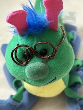 Highsmith Upstart Books Plush Caterpillar Glasses Bookworm Rare Vtg 90046 Green