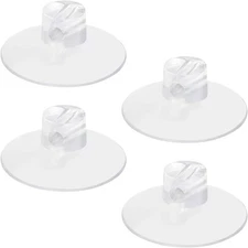 Heavy Duty Suction Cup Holders 4 Pack Clear Strong Grip Bathroom