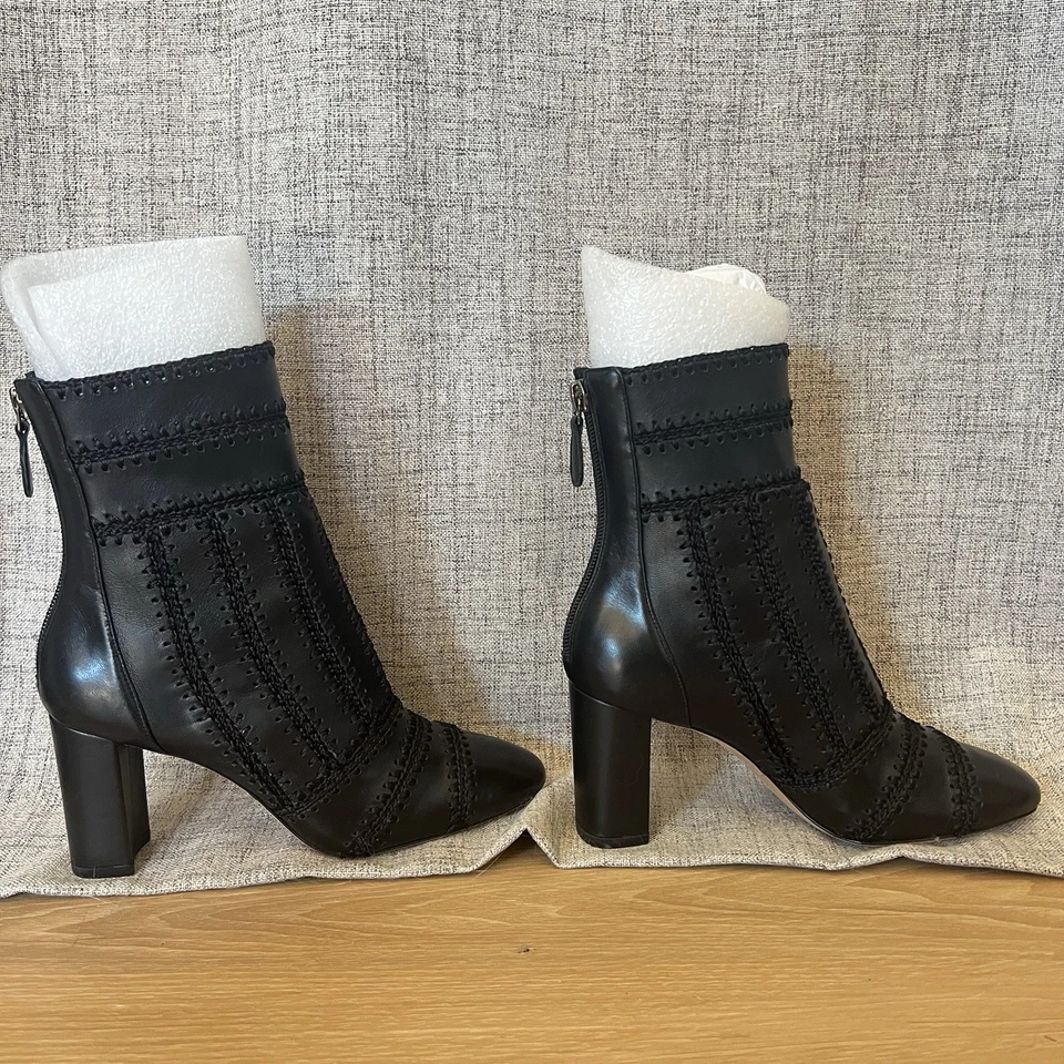 Botines de cuero bordados en negro ALEXANDRE BIRMAN Beatrice Foto 4 de 4