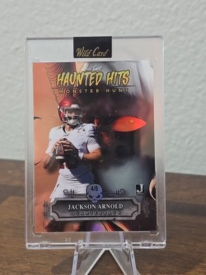 2024 JACKSON ARNOLD W.C. HAUNTED HITS ORANGE PARALLEL DRACULA #HHD-JA 4/5 AUBURN