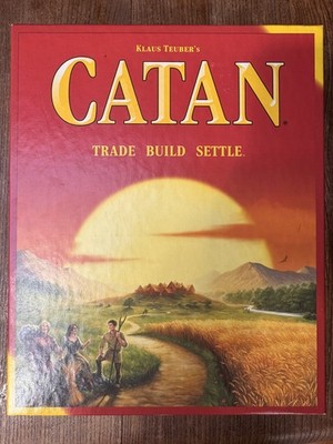 Catan Brettspiel Kartenspiele Set Handel Bauen Settle Schreibtisch Anfänger 3-4 Spieler UK