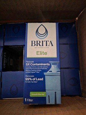 Brita Elite Water Filter System - 1 Filter - Fits most sink and pitcher systems