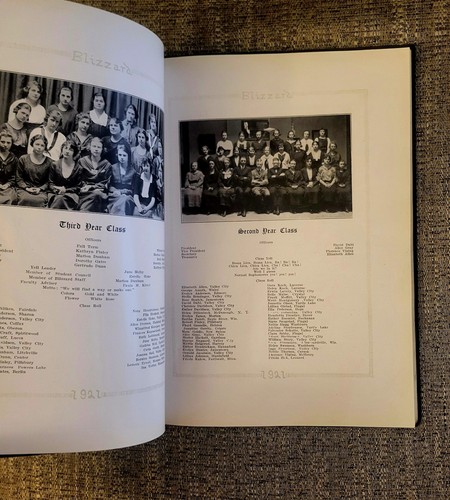 Antique 1921 School Yearbook - State Normal School (Valley City, North Dakota) - Picture 6 of 8
