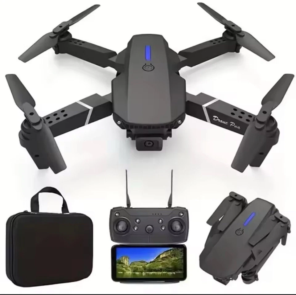 4k Hd Dual Camera Drone Easy To Fly, WiFi Case Foldable Quadcopter US SELLER - Image 3 of 4