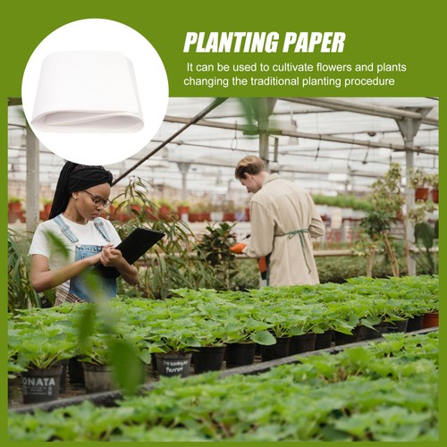 50 Pezzi Carta Verdure Coltivazione Vivaio Carta Germinazione Coltivazione Senza Suolo - Foto 2 di 12