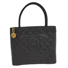 CHANEL Tote Bag Leather 597955