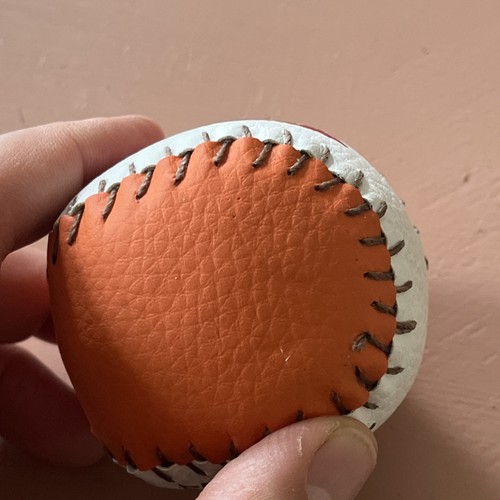 Vintage Cuba Baseball White Red Orange La Catedral Cathedral Rare - Picture 2 of 11