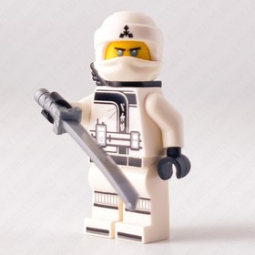 🌈 LEGO Zane Minifigure njo0318 Ninjago The LEGO Ninjago Movie 70615