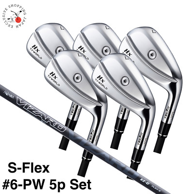 HONMA Golf Tour World Hx Iron Set #6-P 5p Vizard EZ-C