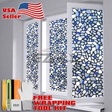 *36"x84" Frosted Film Glass Home Bathroom Window Security Privacy Sticker #5039b