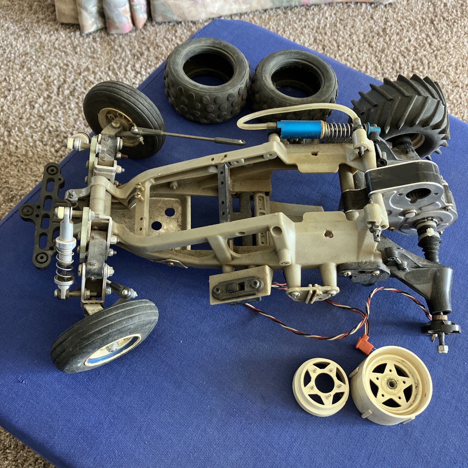 Vintage Tamiya RC Car Frame Chassis Rare! Parts Repair eBay