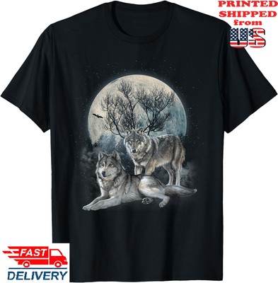 The Mountain Wolf Native American Wolf Wolves Lover  T-Shirt, Unisex Tee
