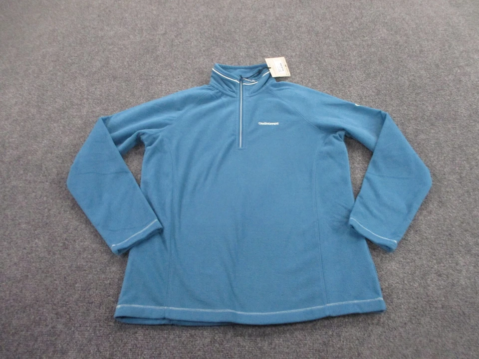 Craghoppers Chaqueta Mujer L Azul Polar Suéter Exterior Pullover Adulto NUEVO Foto 2 de 4