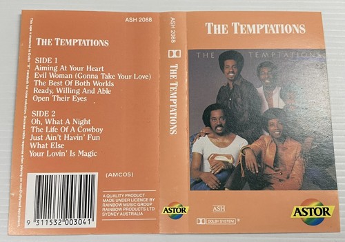 The Temptations Music Cassette Tape ASH 2088 Astor Records - Picture 13 of 24