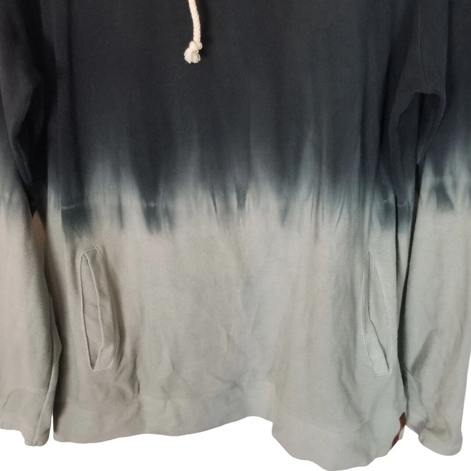 Pulôver com capuz Ampersand Avenue feminino XXXL corante cinza capuz duplo  - Imagem 4 de 4