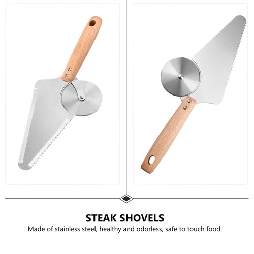 Pizza Roller Cutter Pizza Scheren Professionelle Pizza Cutter Pie Schaufel - Bild 7 von 12