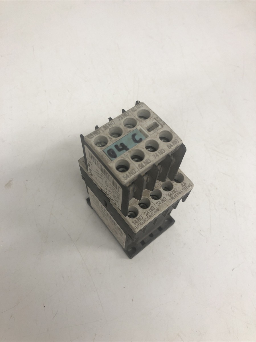 Siemens 3ZX1012-0RH11-1AA1 Contactor, 24v DC Coil With 3rh1911