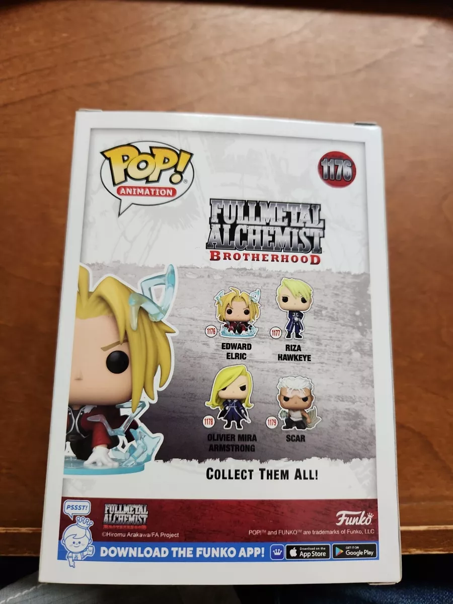 Funko Pop! Animation Full Metal Alchemist Brotherhood Edward Elric GITD  Chase Exclusive Figure #1176 - US