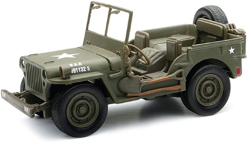 New Ray - 1:32 Scale Military Mission Jeep Willys Army Green (BBNR54133JW) - Picture 2 of 3