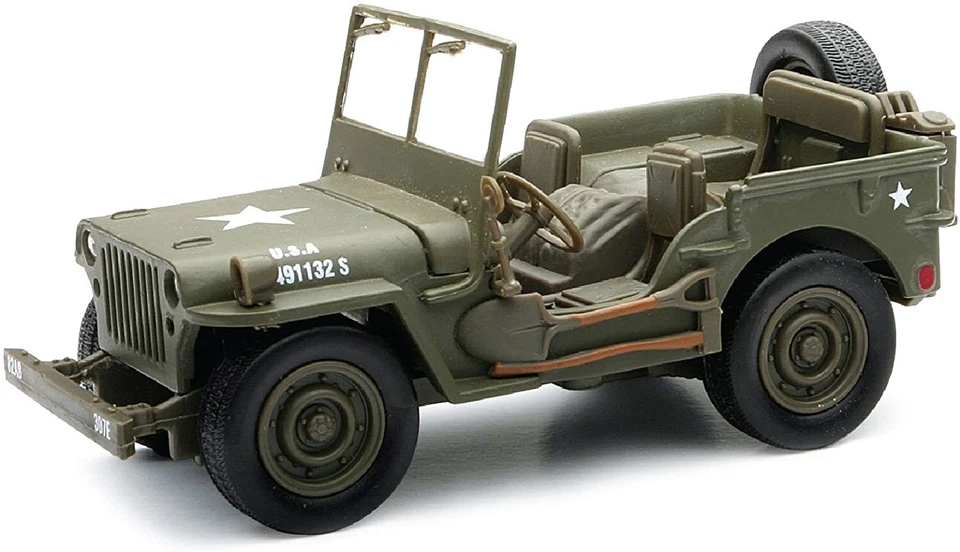 New Ray -  1:32 Scale Military Mission Jeep Willys Army Green (BBNR54133JW) - Image 2 of 3