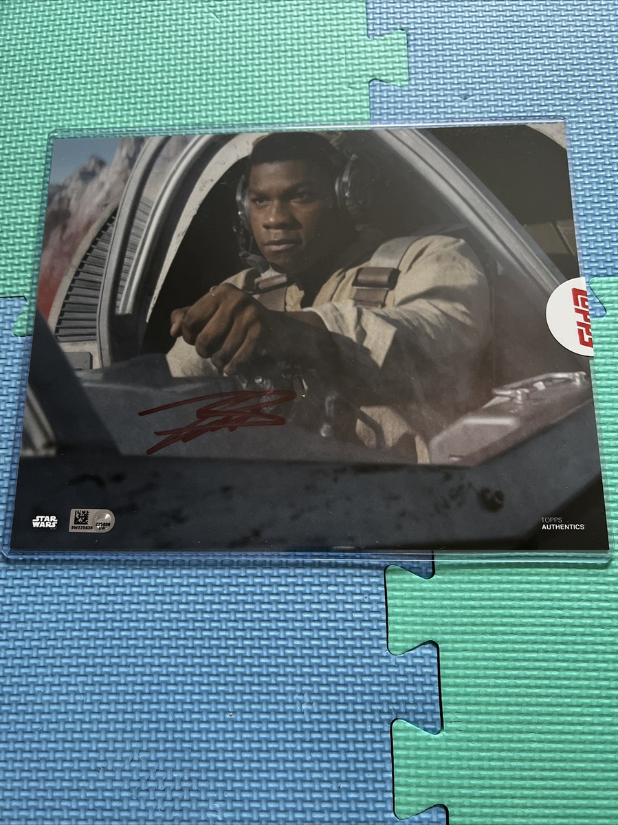 Topps Star Wars Authentics Auto Autograph 8x10 John Boyega Finn | eBay