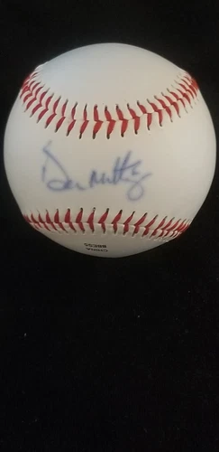 DON MATTINGLY YANKEES SIGNED AUTOGRAPHED OFFICIAL LEAGUE BASEBALL GLOBAL GAI COA