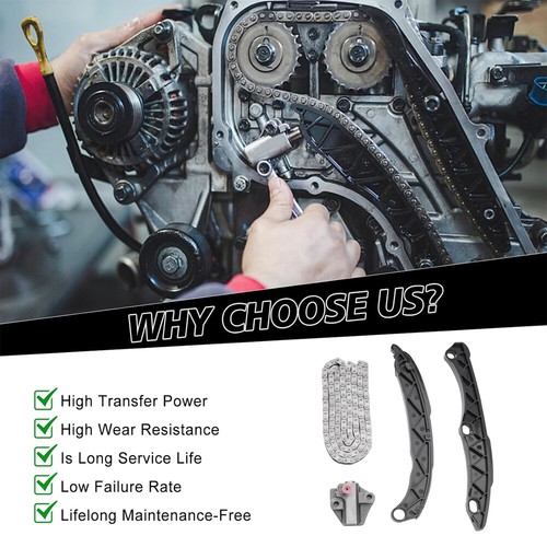 Cigüeñal del motor + Kit de cadena de distribución para Kia Optima Sportage Hyundai Sonata 2,4 L - Imagen 5 de 16